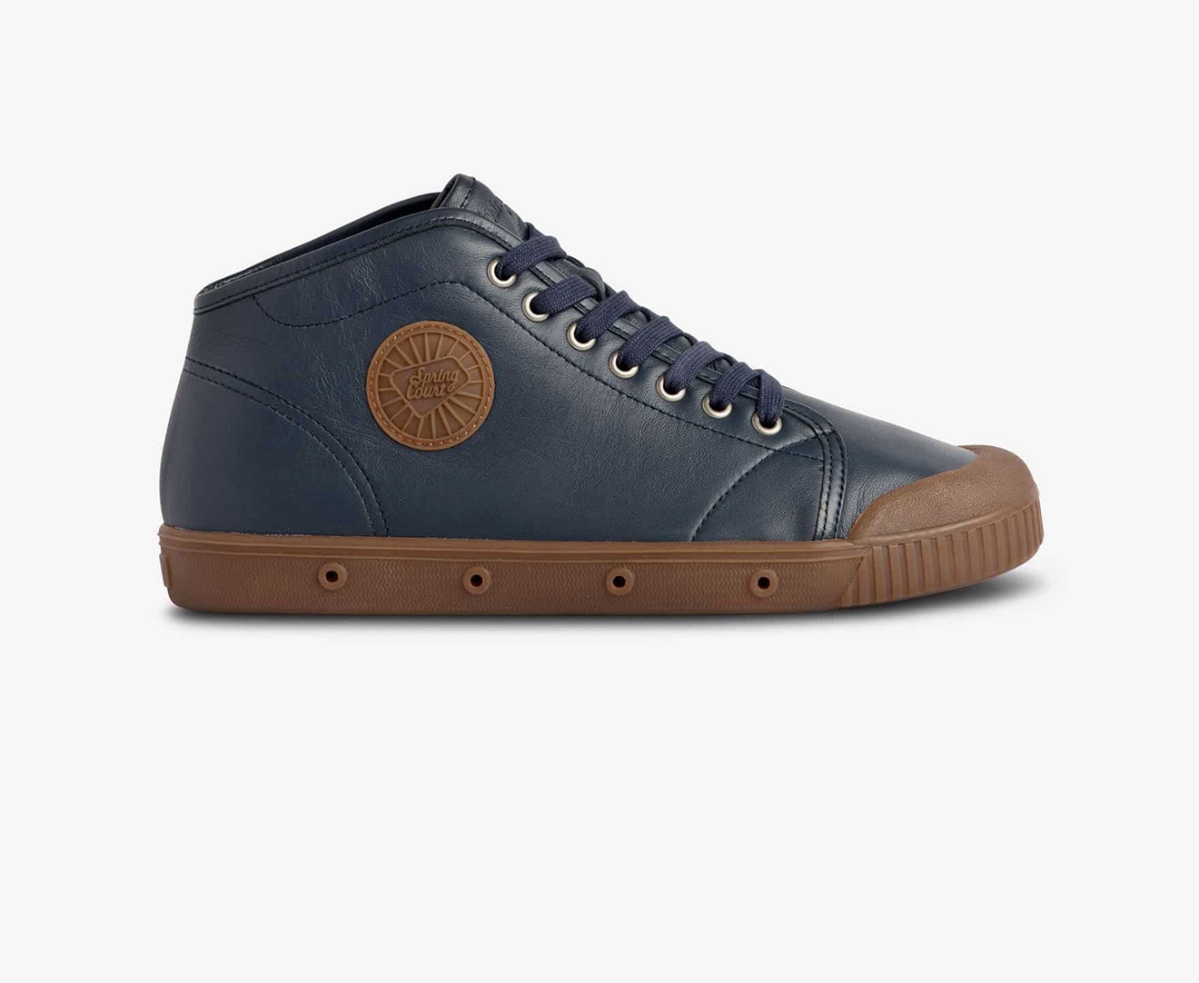 Spring Court B2 SHEEPSKIN Men's Trainers Dark Blue | South Africa-61TAQWBJO